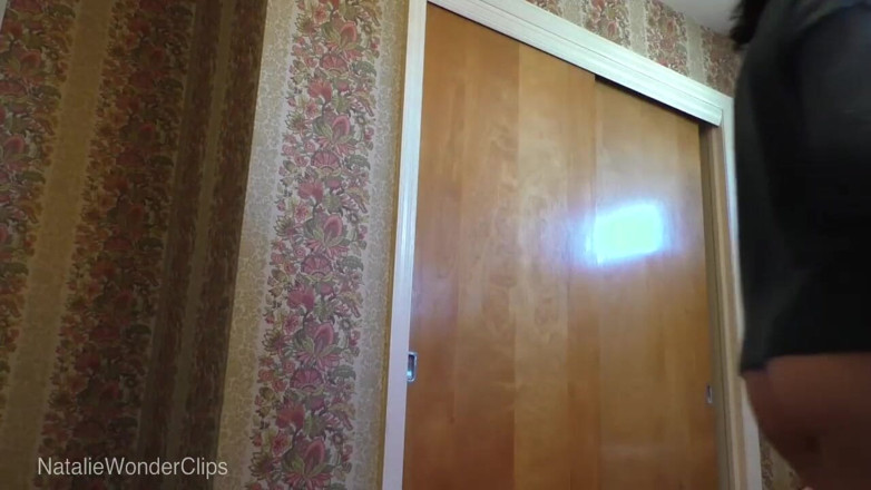 Natalie Wonder: Stepmom hairy vagina gives stepson an accidental erection, and then...