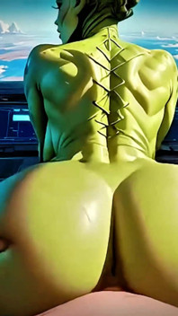(4k) Ai 3D Animated - Horny Alien Slut X Human Male Fantasy (ai Visuals X)