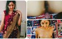 POV indian: Une femme au foyer indienne infidèle se déshabille et baise...