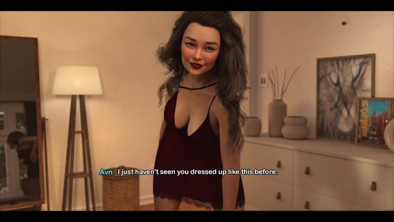 AVN Teller: 내 Bimbo Dream - 일하는 동안 그녀의 완벽한 가짜 젖탱이를 보여주는 섹시한 새엄마