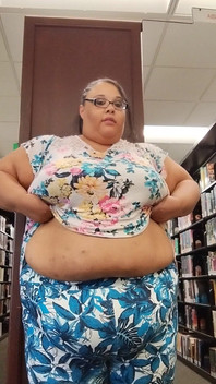 Flashing My Tits at the Library!