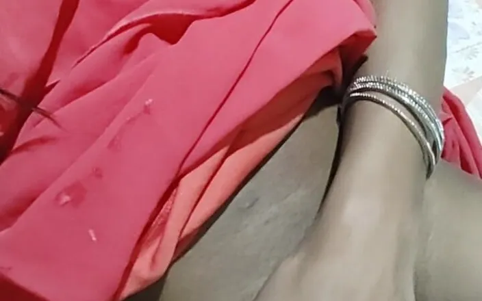 Keerthanakeerthi95: Indian Sissy Cumming in Pink Sleeveless Dress