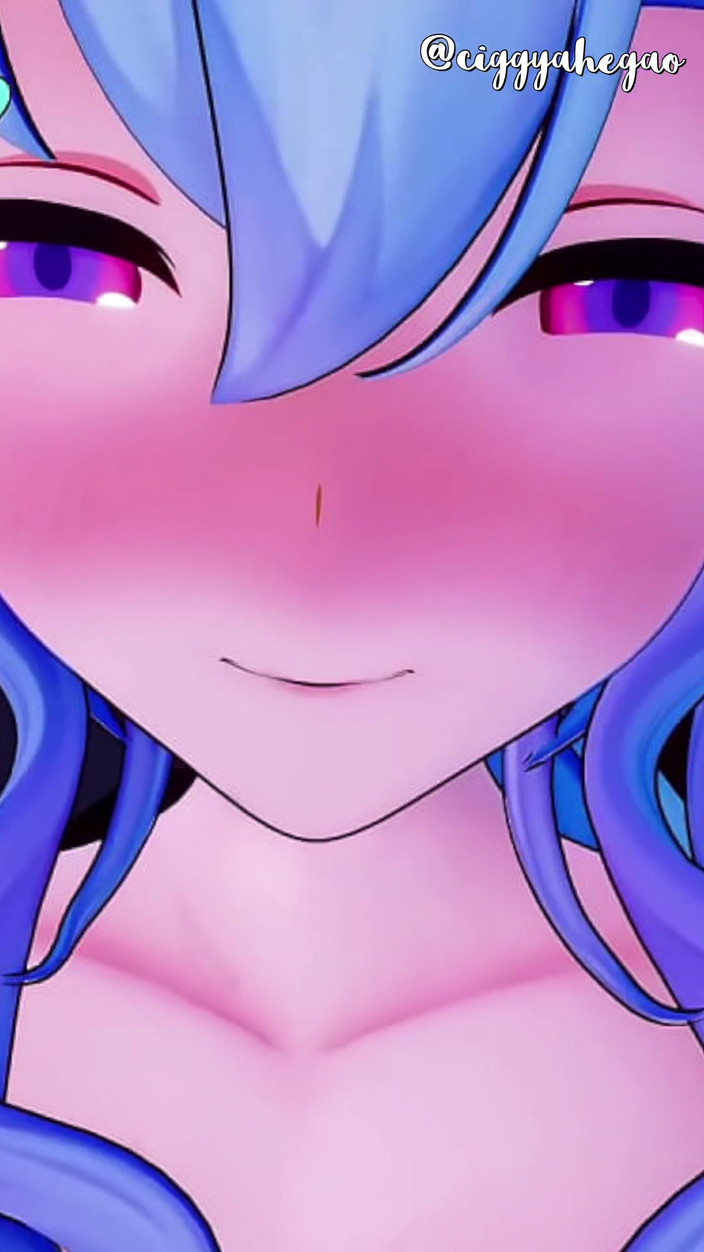 CiggyAhegao: Чорна нижня білизна Ganyu отримує в її кококунту з кремом 65 см хентай секс-ляльки kemelias