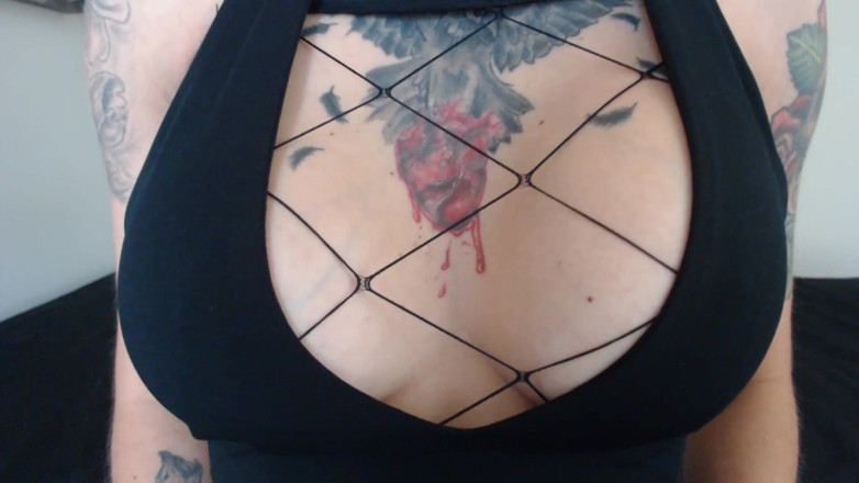 Stella Von Savage: Cleavage Addiction JOI Edging