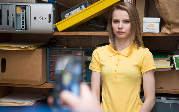 Shop Lyfter: Tiny teen caught sneaking and stealing gets banged