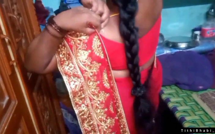 Ridowan: Desi bhabi mengubah syari merahnya.