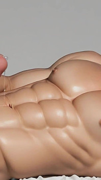 This Athletic Blonde Guy Having Ahegao While Jerking off Will Drive You Wild
