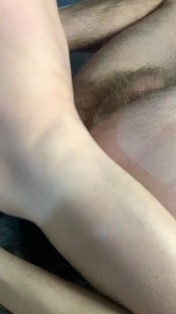 Sexy Twink Fucks Hairy Stepdaddy and Cums in His Hole