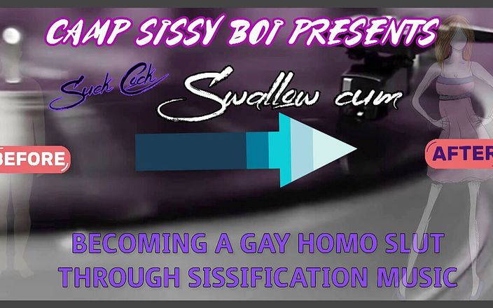 Camp Sissy Boi: Sucer une bite, avalage de sperme, vidéo musicale