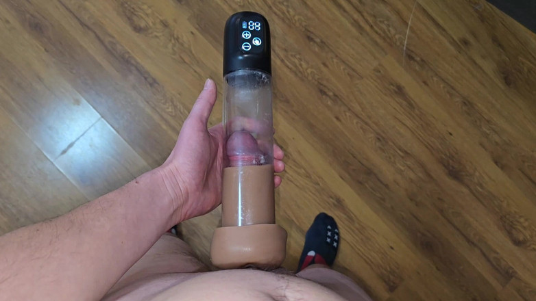 Fap_man93: Після оргазму - накачування мого члена в заповнений спермою вакуумний насос