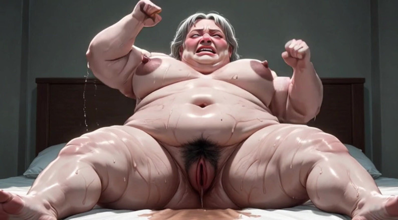 YOUR BEST FANTASY: Fat BBW Hairy Bush Masturbation - Wet Hairy Pussy Rubbing &amp; Creamy...
