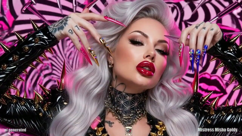 Goddess Misha Goldy: Aroma Claws Sniff, Hold, Stroke