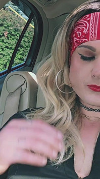 Kylie Babes Smoking Fetish Car Play