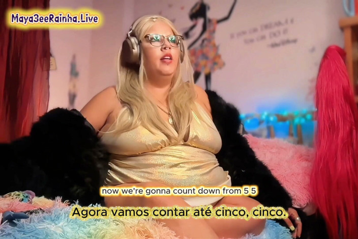Goddess Maya3ee Rainha: ブラジルのミルフBBW女神と金色の熱いJOIが
