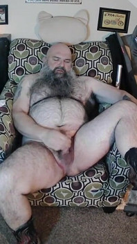 Urs blănos Monk3yming0 cu picioarele mele groase Întinse