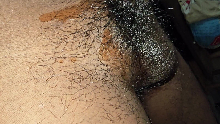 First In The Morning Black Mole Dick Get Oil Fap Massage (Black dick mole)