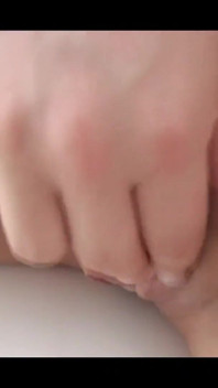 Tickling My Big Clit Huge Orgasm in the Shower