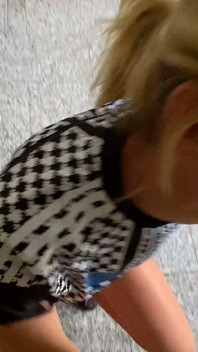 Horny Blonde MILF Slut Gets Fucked Throughout the Parking Garage