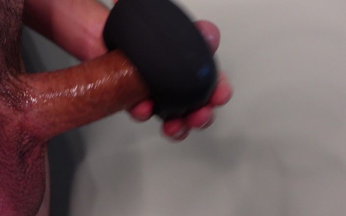 It's Tim: First Time with a Vibrating Ring Stroker