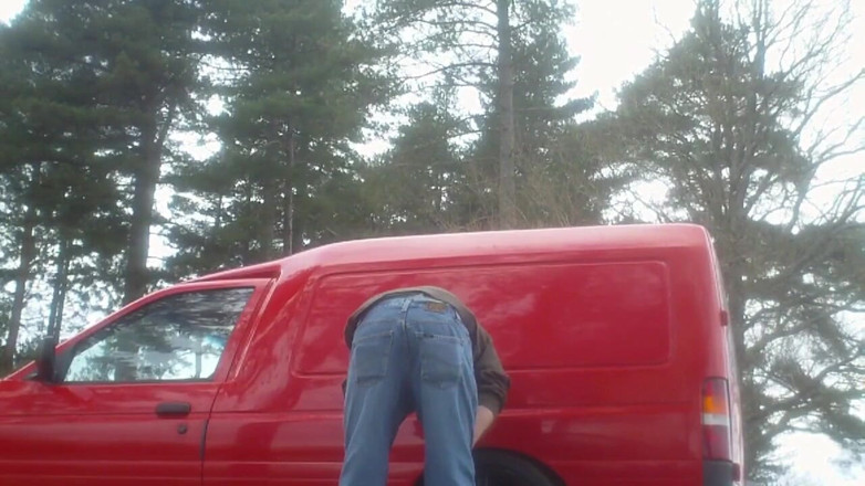 Movies by Louise: Flashing in the gloryhole van (solo)
