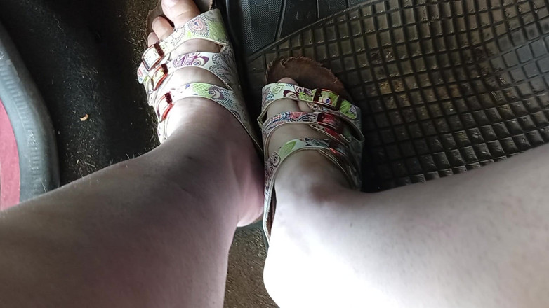 tammara big: Pedaling with Birkenstock Shoes
