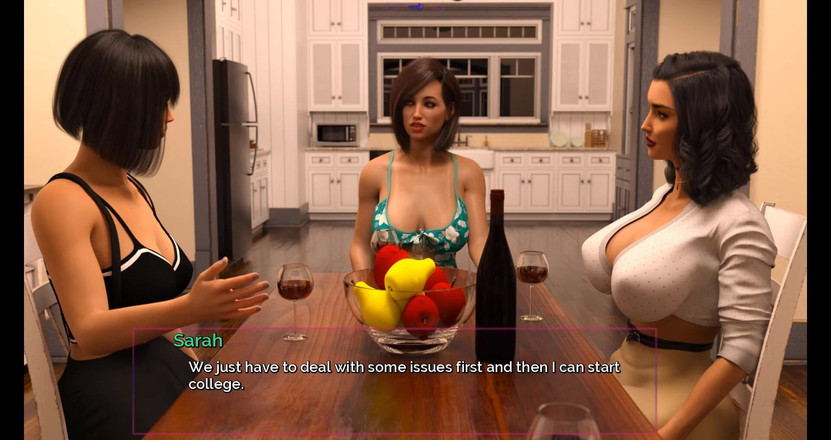 Visual Novels: Drž hubu a tancuj - část 21 - večerní rozhovor s krásnými dívkami