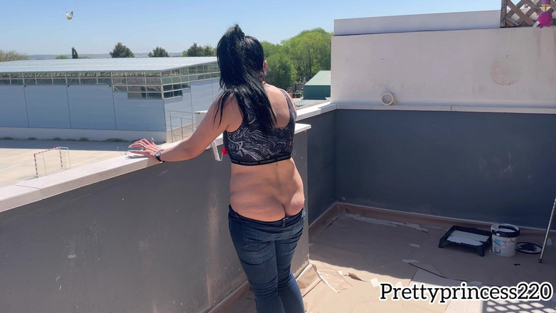 Panfil corina: Úžasná rozbitá hýžka namalovaná na mém třetím