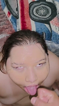 I Love Sloppy Facefuck! Humiliate Me and Cover My Face with Your Thick Cum.
