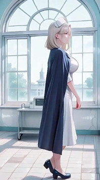 Blonde Nurse! Private Moments in the Hospital Corridor, Secrets Under That White Coat Are Insane!