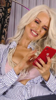 Busty MILF Ashley Loves to Play with Herself When She's on the Phone