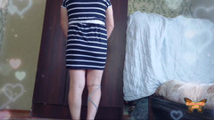 Kitty_Cross: 很酷的女大学生素人模特制作自拍性感视频