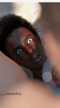 Special Request - Gameplay - Roleplay - Ebony MILF Wears Micro Bikini and Group Sex with Teen Boys at Beach