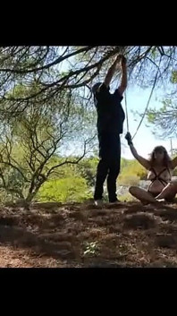 Shibari trong rừng 1