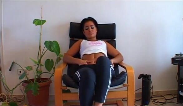 European Classics: Small tits teen providing a good show