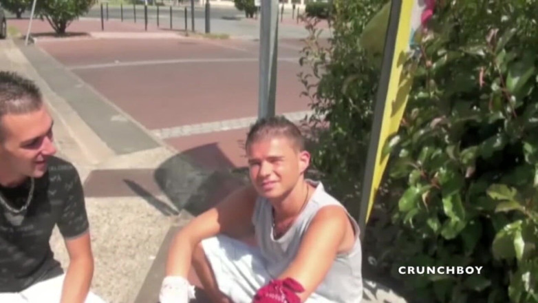 EXHIB BOYS: So lovely French twink, 20 years old fucked by his friend...