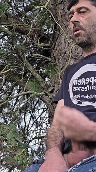 Straight Guy Masturbates in the Woods