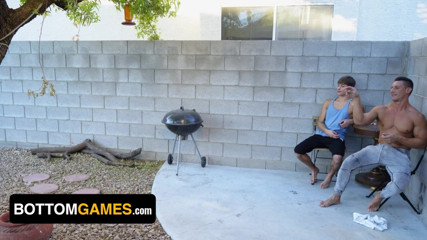 Bottom games: Bottom Games - Cyrus Stark and Jax Thirio bet their tight...