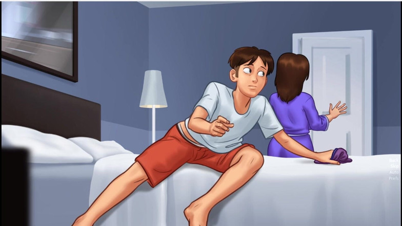 XXX Games Bunk: Summertime Saga - permainan - main peranan - adegan debbie - bercium dan mendedahkan...