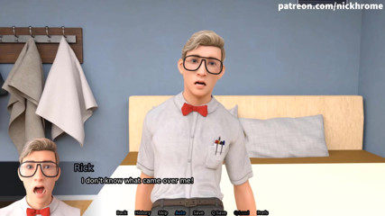 Visual Novels: SexBot 62 - busty teacher pounced on a nerd