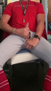 After Edging Jockdad87 Shoots a Load N Baseball Gear