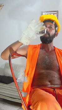 Mastro fumatore feticismo del piede