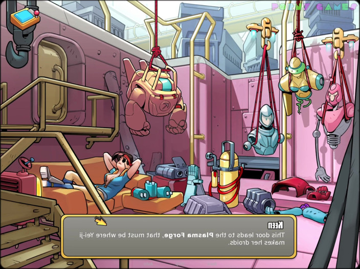 Porny Games: Space rescue: Code pink v7.0 - Sex on junkyard sofa (2)