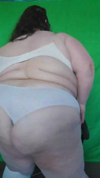 SSBBW Goddess White Panty Try on