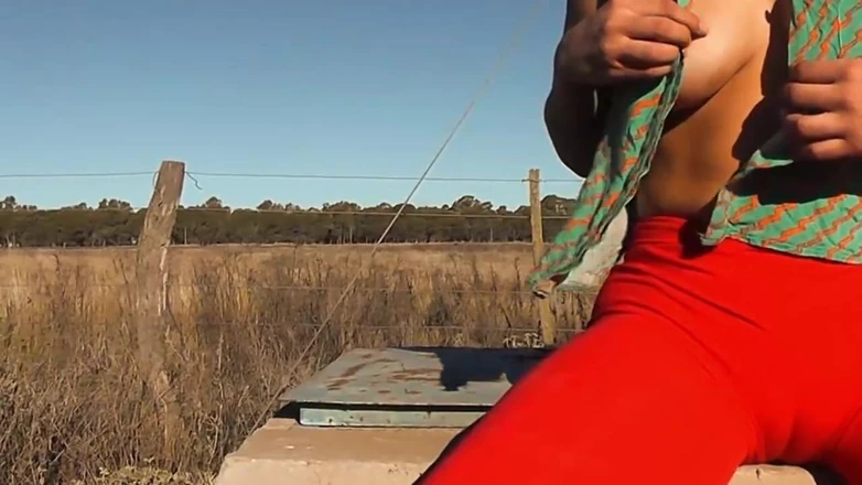 Argentina Latina Amateurs: Hot Latina Yessy with Cute Naturals Cameltoe and Pussy Flashing...