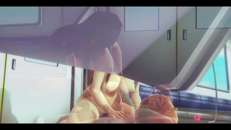 HentaiTubes: Gantz Hentai Reika Sex în tren