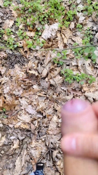 Outdoor Piss, Wank and Cum