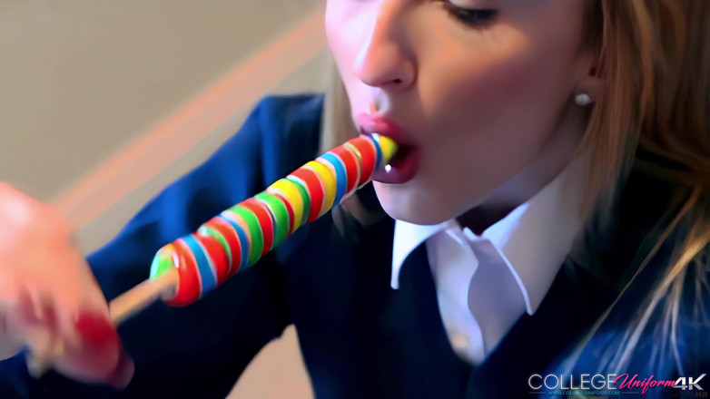College Uniform: Hard Sucking Featuring Sophia Smith