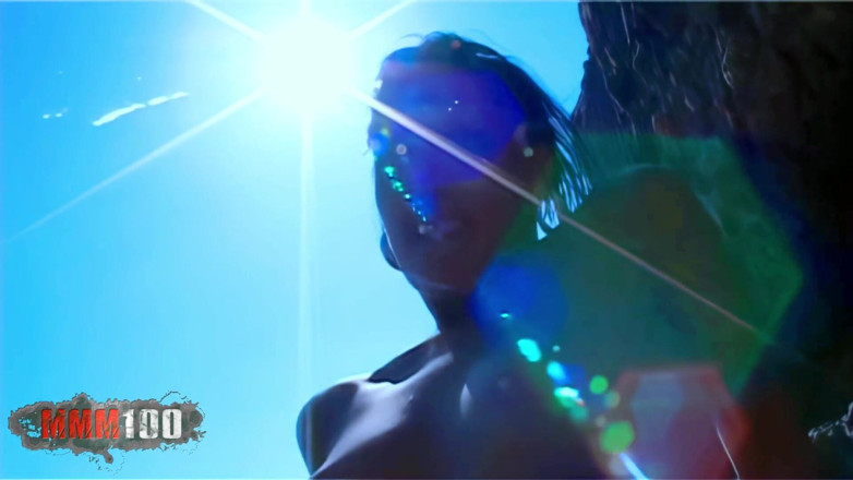 MMM100: Alicia dark lesbiche duo sulla spiaggia per Starla candy e...