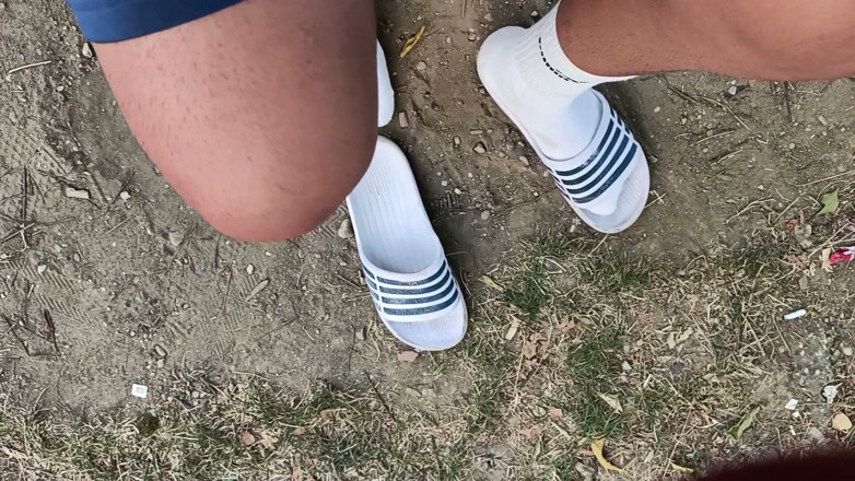 Idmir Sugary: Making Socks Dirty in Slides - Used Socks and Slides and...