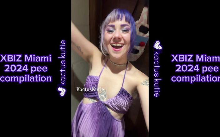 Kactus kutie: Xbiz Miami 2024 çiş derlemesi